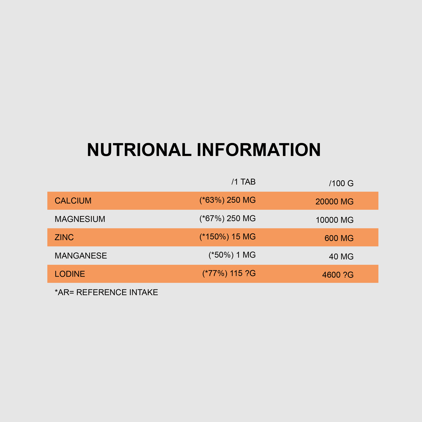 CALCIUM-MAGNESIUM-ZINC | 60TABS - Qimia Nutrition
