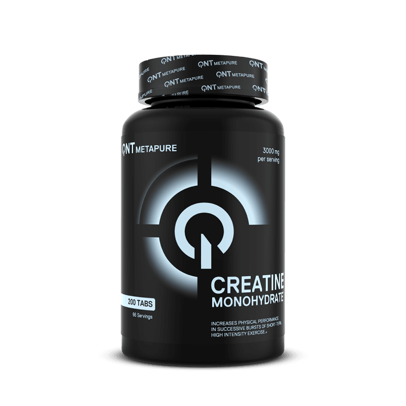 QNT Creatine Monohydrate 3000 mg Tablets | 200 Tabs | Enhanced Performance & Recovery - QIMIA NUTRITION