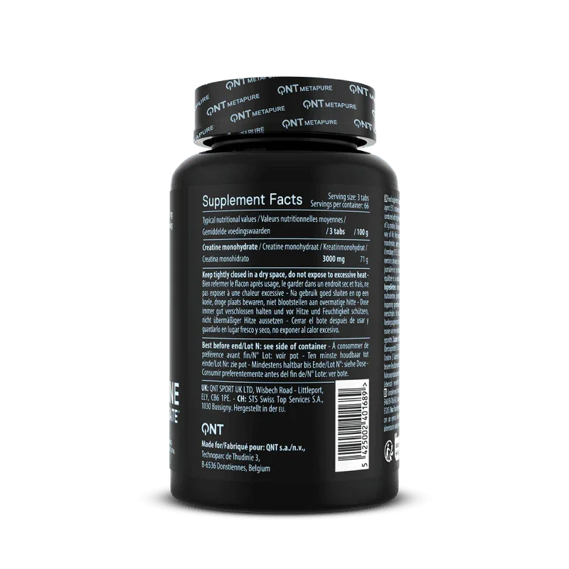 Creatine Monohydrate 3000 mg Tablets | 200 Tabs | Enhanced Performance & Recovery - Qimia Nutrition