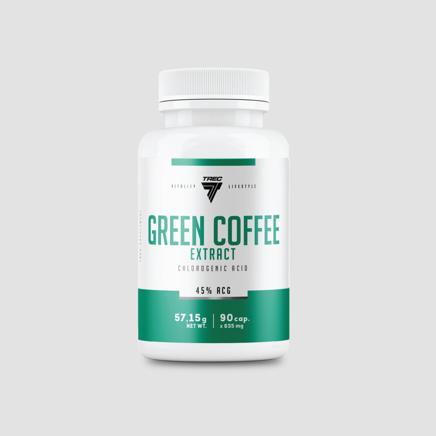 TREC NUTRITION GREEN COFFEE EXTRACT | 90 Caps by TREC - Premium WEIGHT CONTROL available at Qimia Nutrition UAE