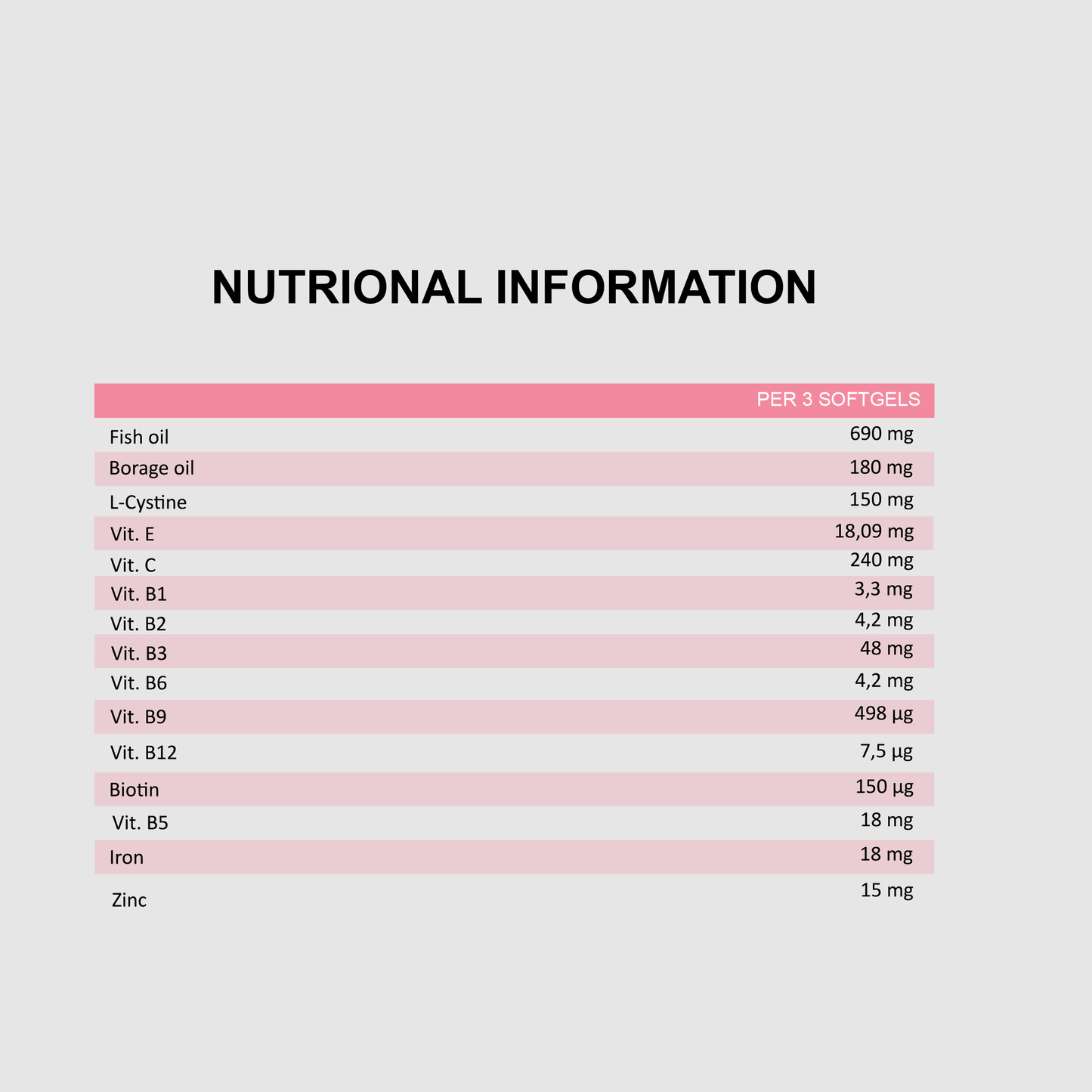 QNT HAIR, SKIN & NAILS | 90 CAPS - QIMIA NUTRITION