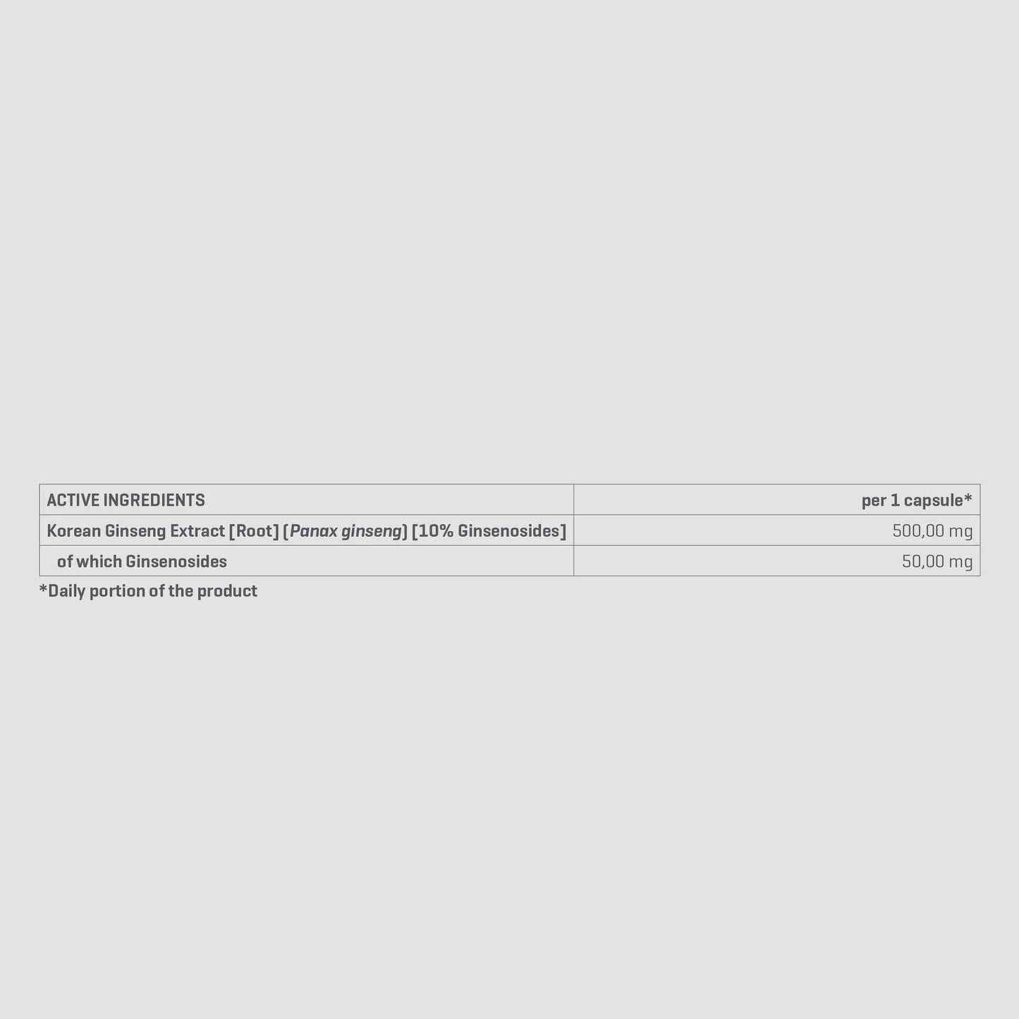 KOREAN GINSENG | 90caps - Qimia Nutrition