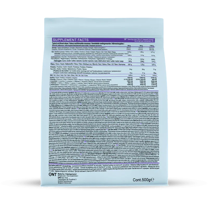 Light Digest Whey Protein | 500g | 78% Protein, Low Sugar, High Fiber - Qimia Nutrition