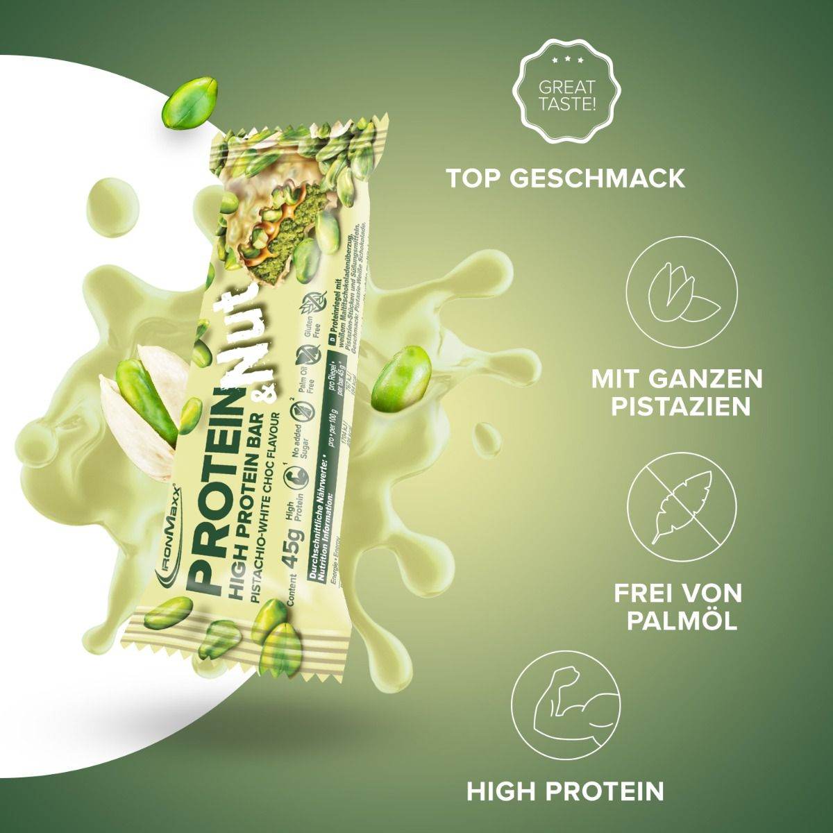 IRONMAXX PROTEIN & NUTS BAR | 24 X 40G - QIMIA NUTRITION