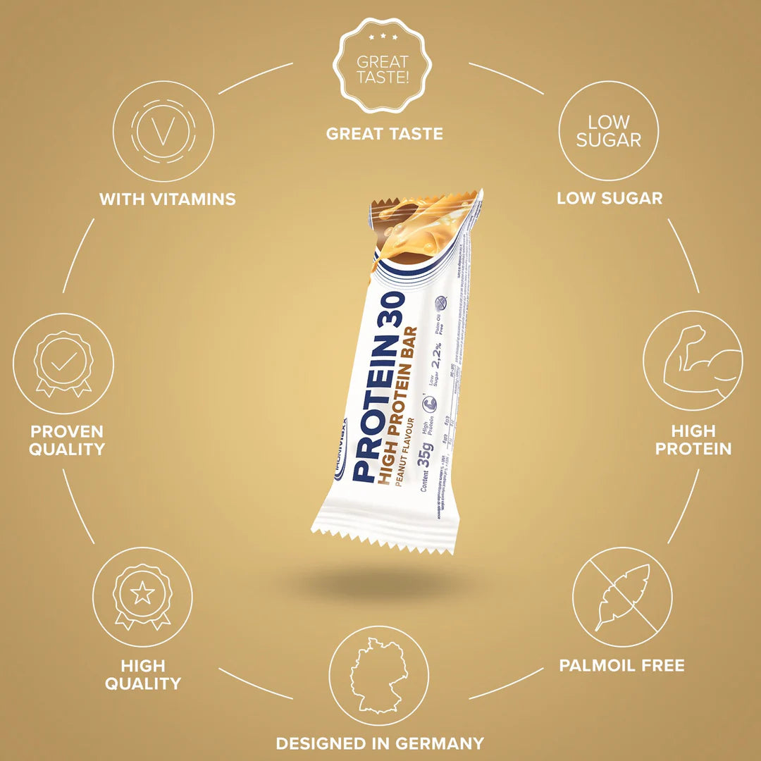 PROTEIN 30 Bar 35g | 30% Protein, Low Sugar, Vitamin-Enriched