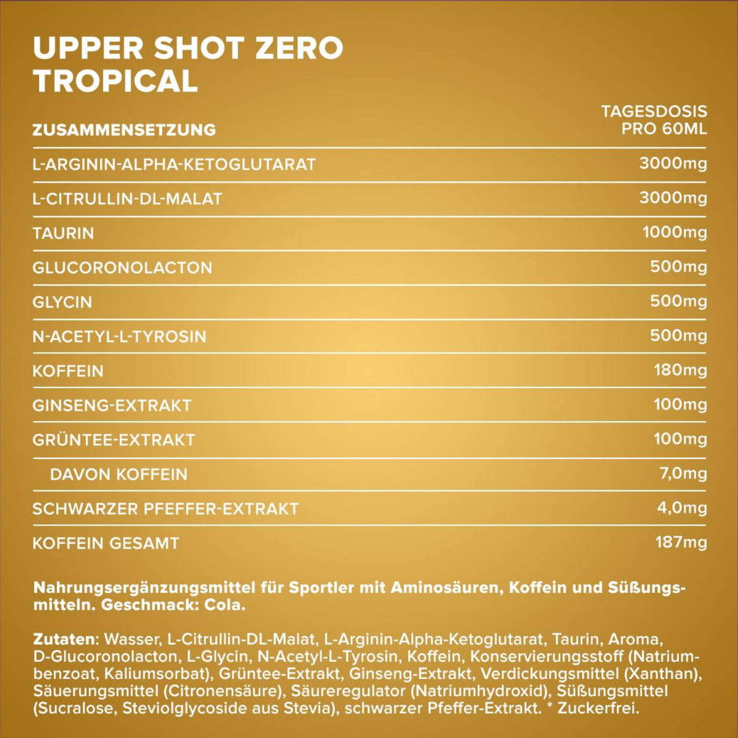 IRONMAXX Upper®Shot Zero | 60 ml by IRONMAXX - Premium ENERGY BOOSTERS available at Qimia Nutrition UAE