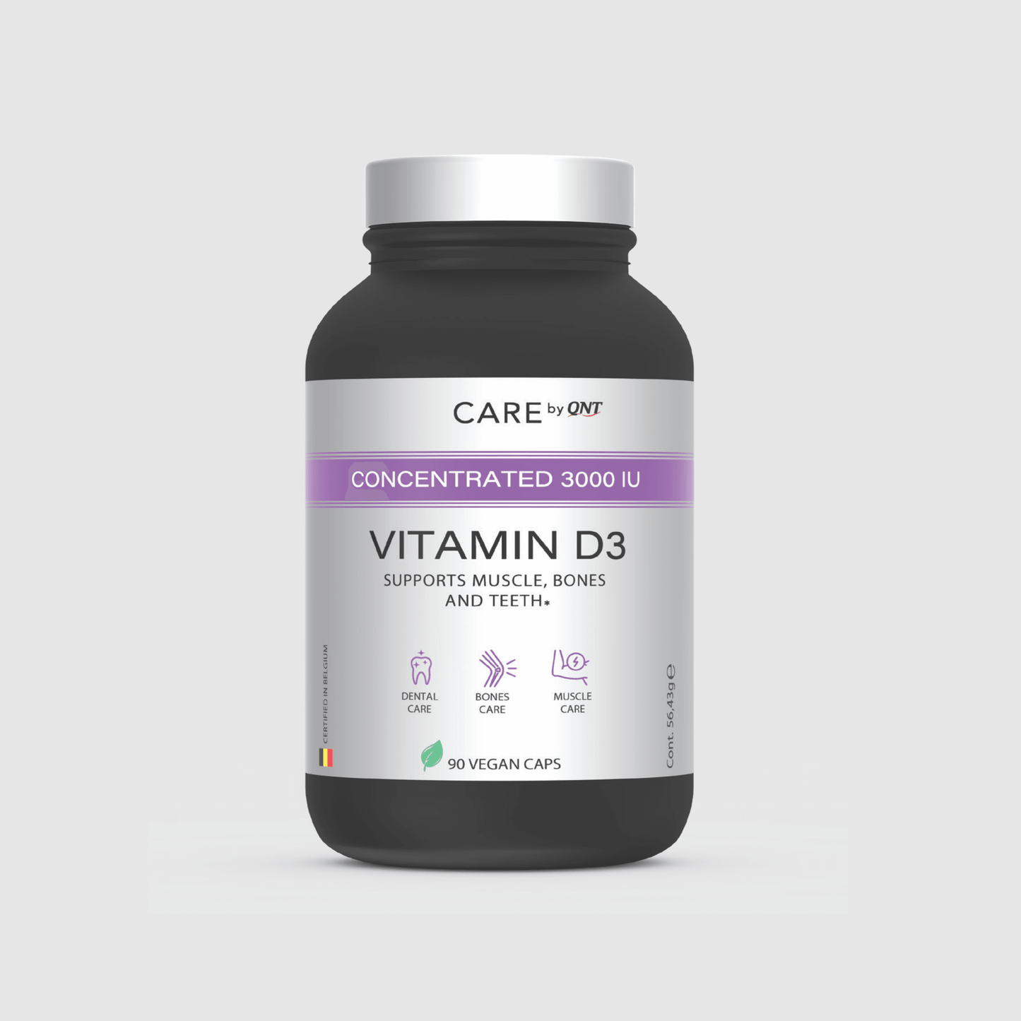 QNT VITAMIN D3 3000 IU | 90 CAPS VEGAN - QIMIA NUTRITION