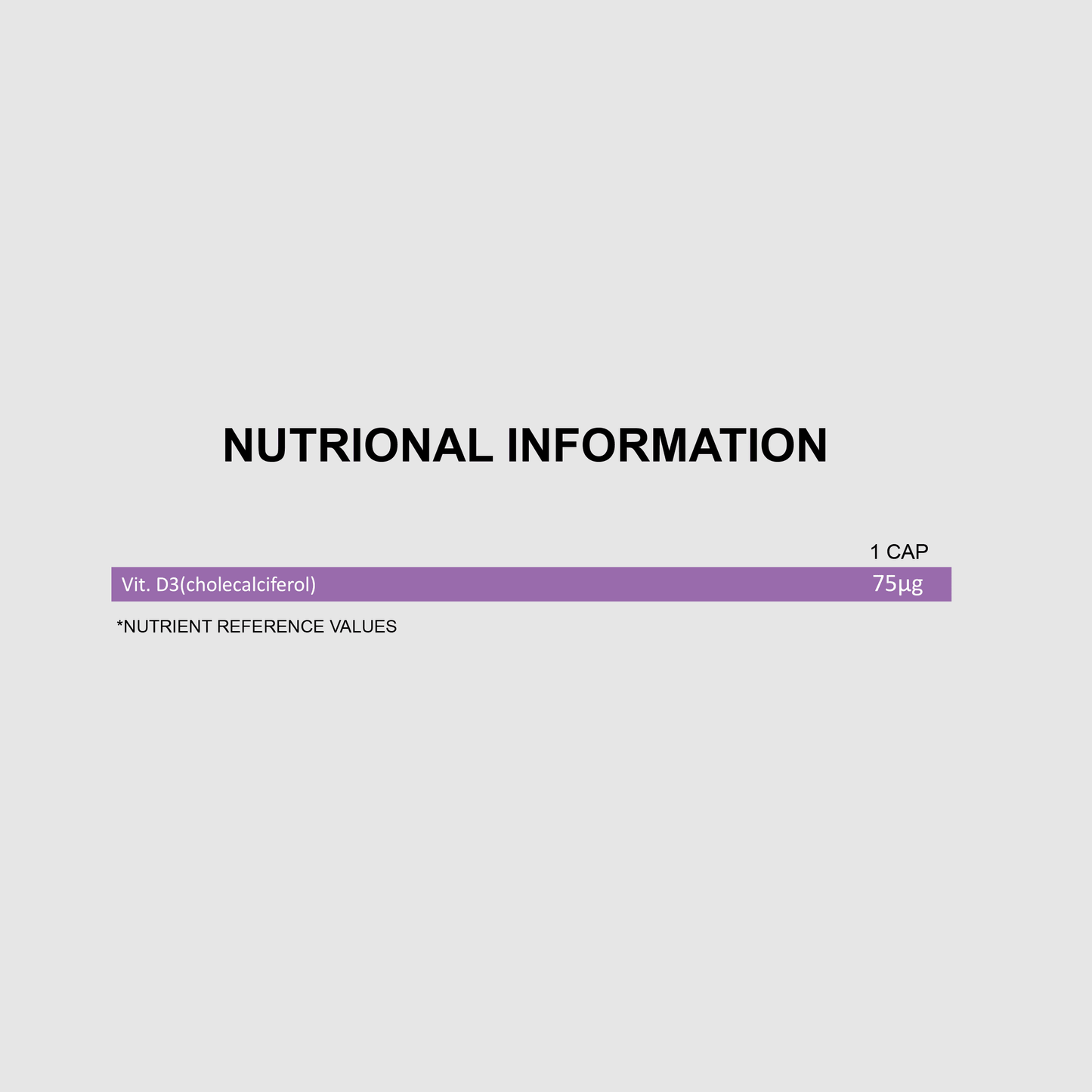 QNT VITAMIN D3 3000 IU | 90 CAPS VEGAN - QIMIA NUTRITION