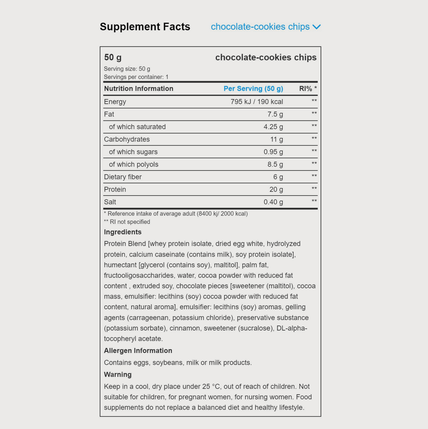 Zero Bar | 20X50g - QIMIA NUTRITION