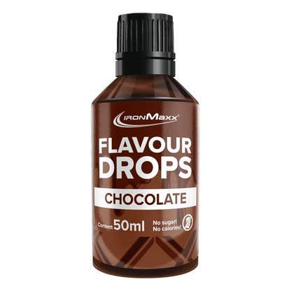 IRONMAXX Flavor Drops | 50ml Bottle | Multiple Flavors, Zero Calorie, Sugar-Free Enhancer - QIMIA NUTRITION