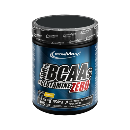 IRONMAXX 100% BCAAs + Glutamine Zero | 500g by IRONMAXX - Premium AMINO ACIDS available at Qimia Nutrition UAE