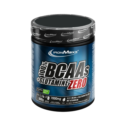 IRONMAXX 100% BCAAs + Glutamine Zero | 500g by IRONMAXX - Premium AMINO ACIDS available at Qimia Nutrition UAE