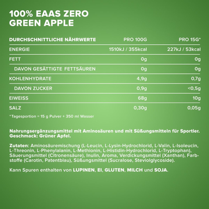 IRONMAXX 100% EAAS ZERO | 500g by IRONMAXX - Premium AMINO ACIDS available at Qimia Nutrition UAE