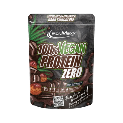 IRONMAXX 100% VEGAN PROTEIN ZERO | 500g by IRONMAXX - Premium PROTEINS available at Qimia Nutrition UAE