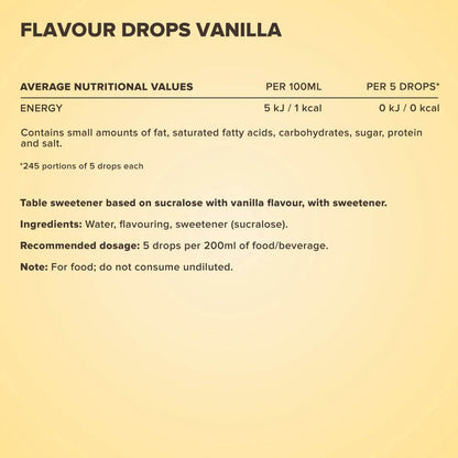 IRONMAXX Flavor Drops | 50ml Bottle | Multiple Flavors, Zero Calorie, Sugar-Free Enhancer - QIMIA NUTRITION