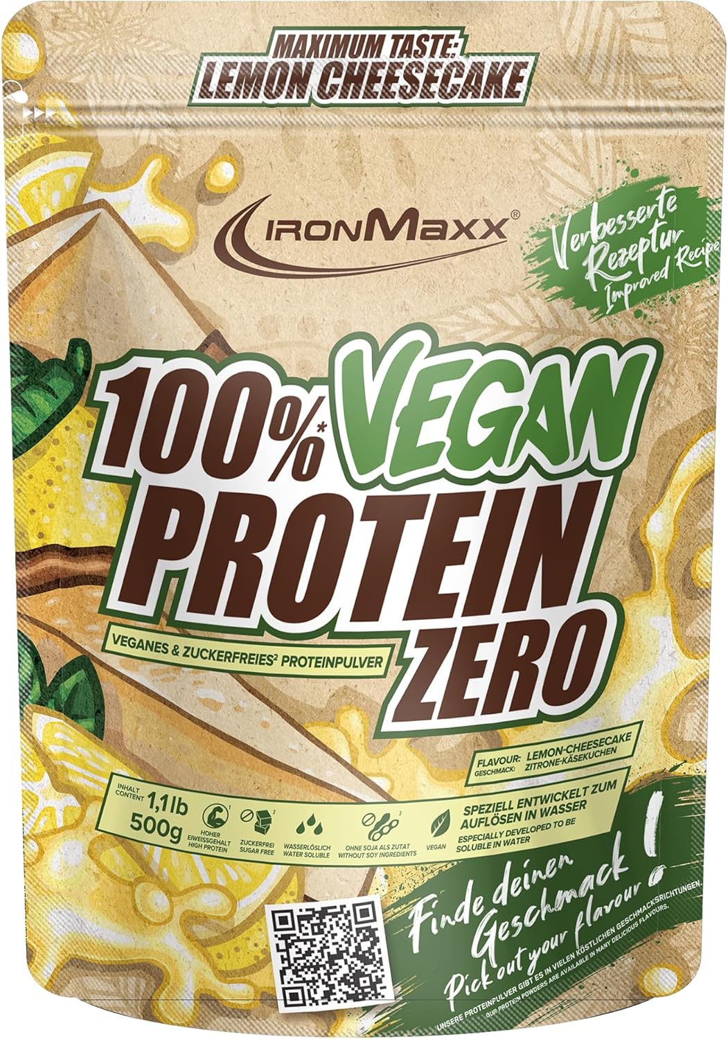 100% VEGAN PROTEIN ZERO | 500g
