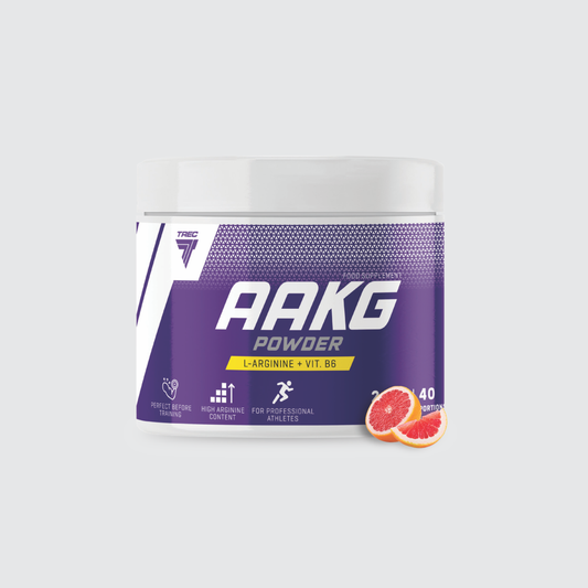 TREC NUTRITION AAKG POWDER | 240 G by TREC - Premium ENERGY BOOSTERS available at Qimia Nutrition UAE