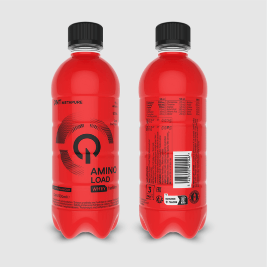 QNT Amino Load Protein Drink | 12 x 500ml | 16g Protein & 18 Amino Acids - QIMIA NUTRITION