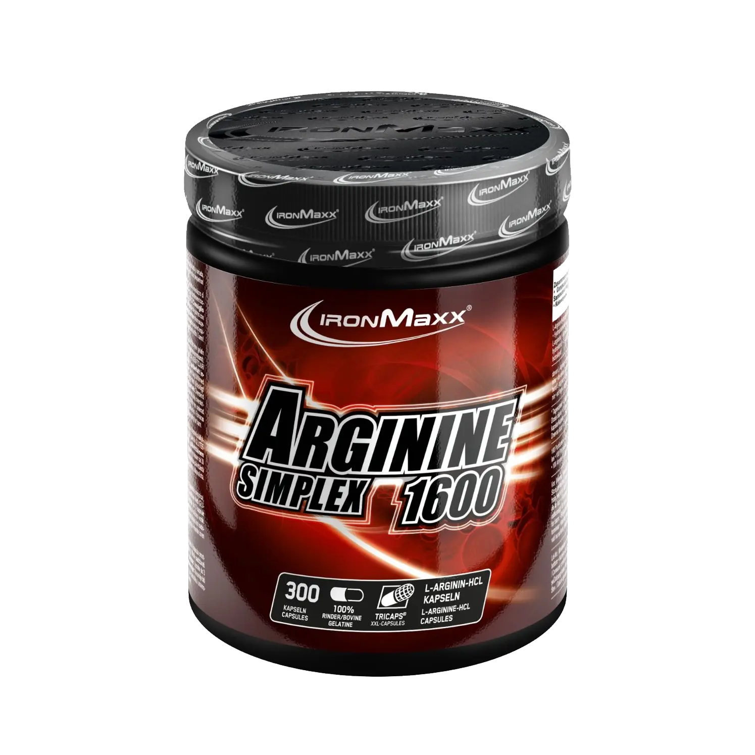 IRONMAXX Arginine Simplex 1600 | 300 TRICAPS by IRONMAXX - Premium ENERGY BOOSTERS available at Qimia Nutrition UAE