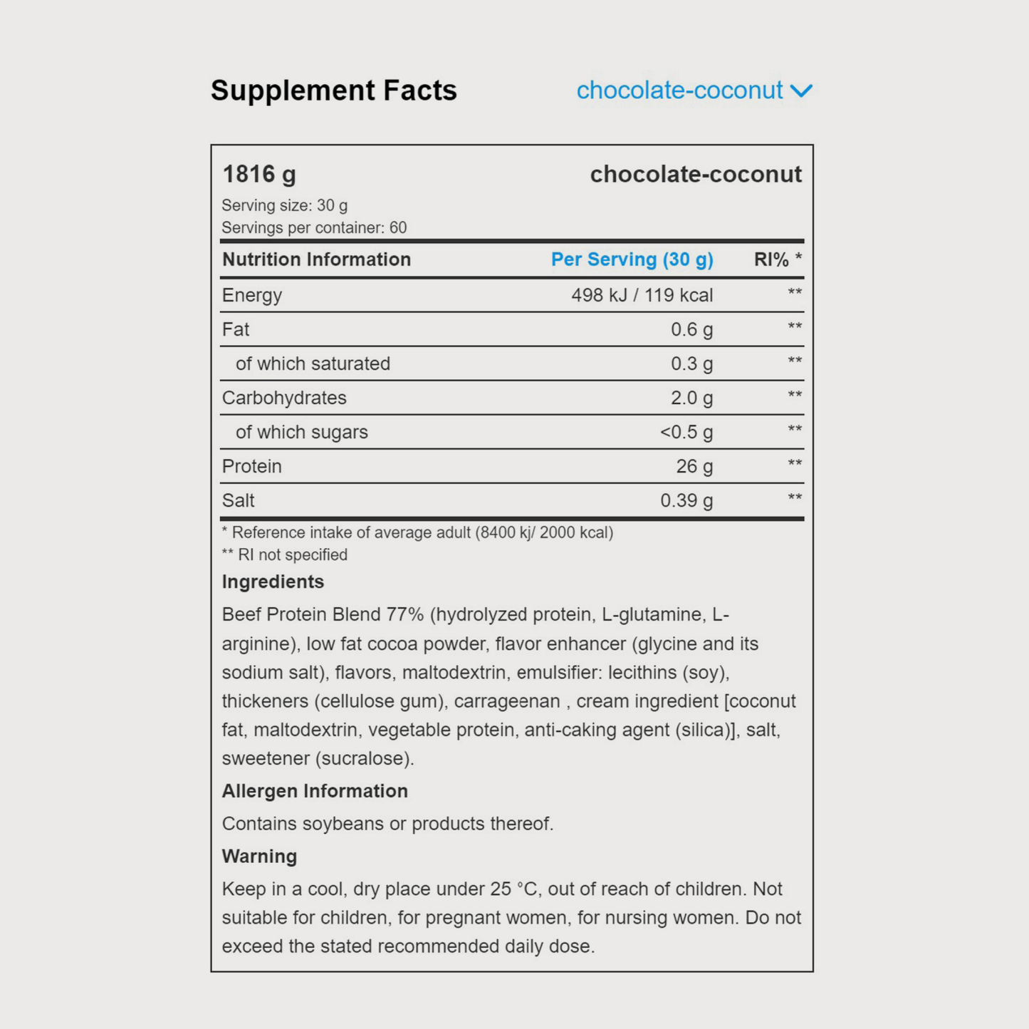 Beef Protein | POWDER