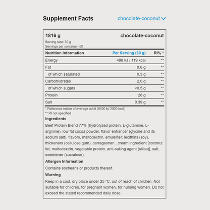 Beef Protein | POWDER