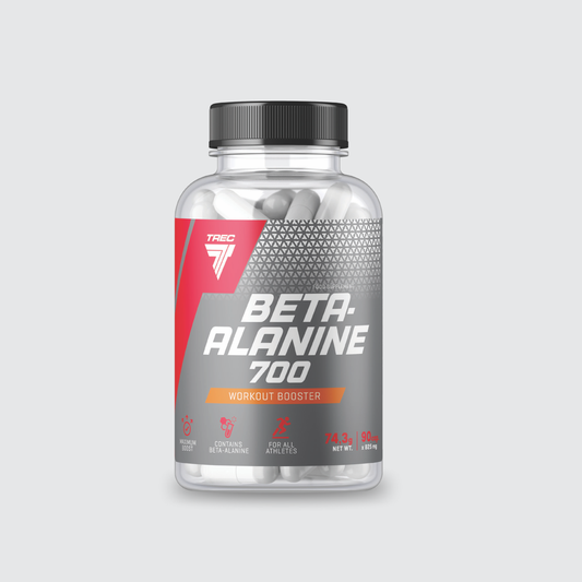 TREC NUTRITION BETA-ALANINE 700 | 90 CAPSULES by TREC - Premium ENERGY BOOSTERS available at Qimia Nutrition UAE