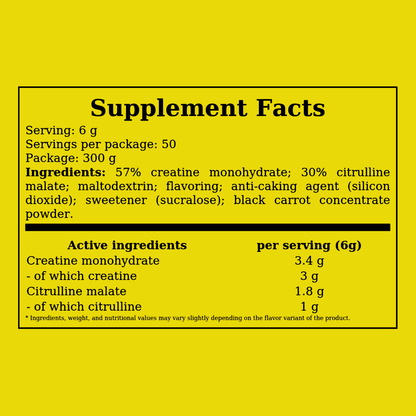BOOGIE CREATINE | 300g - QIMIA NUTRITION