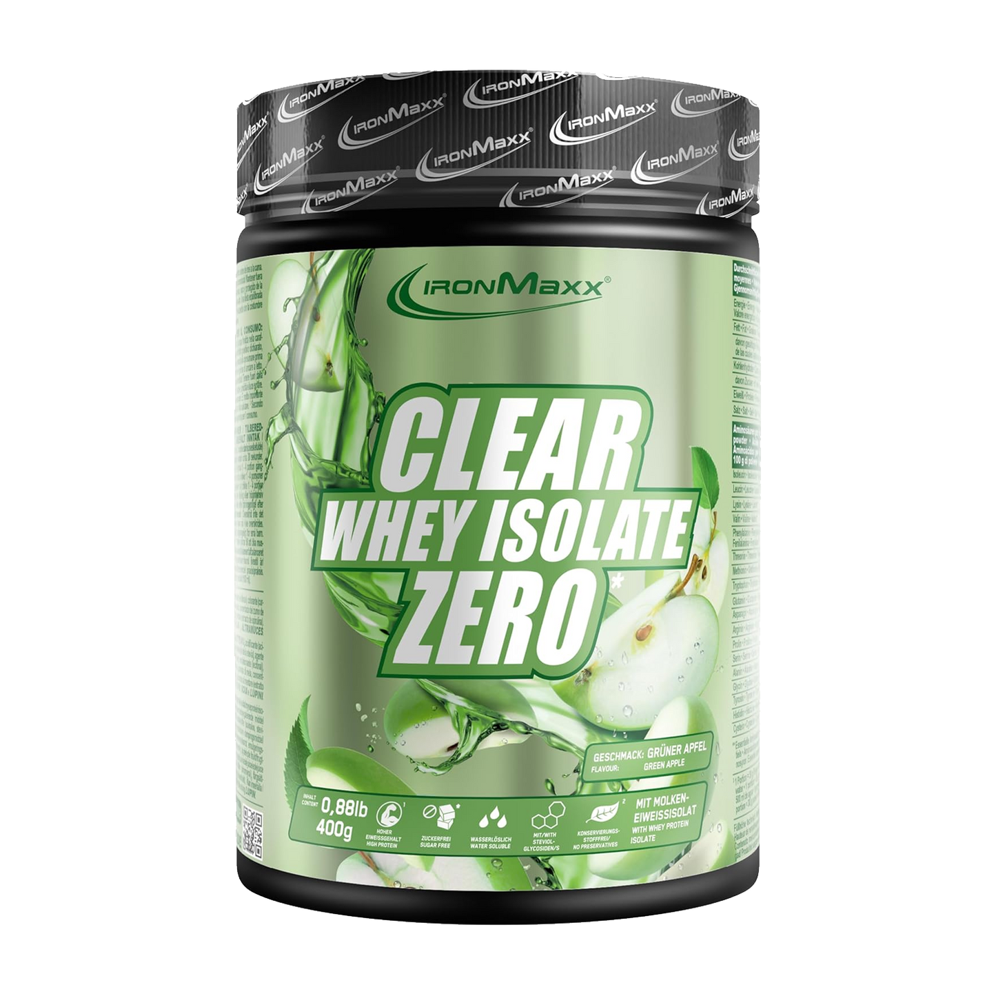 IRONMAXX CLEAR 100% WHEY ISOLATE ZERO | 400g by IRONMAXX - Premium PROTEINS available at Qimia Nutrition UAE