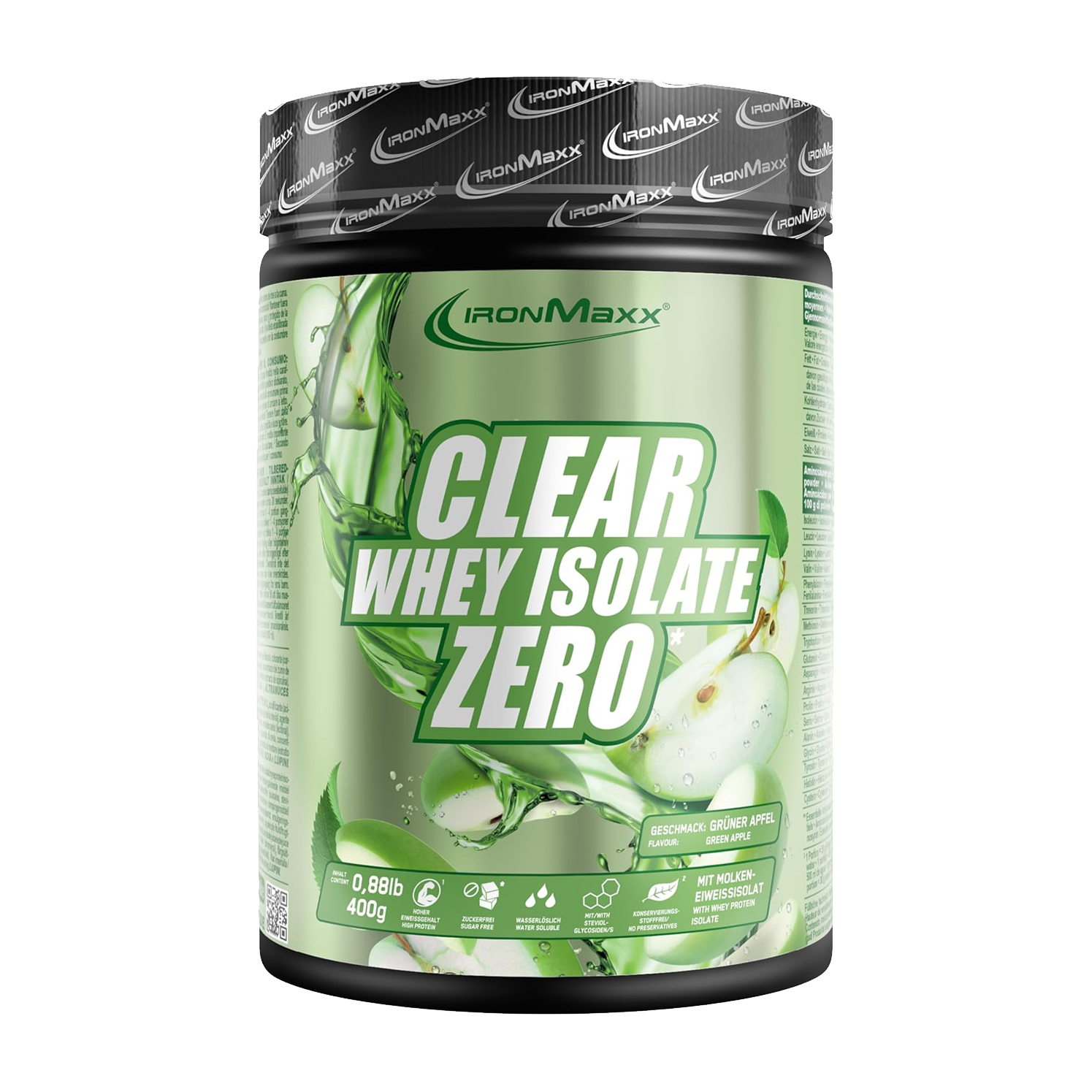 IRONMAXX CLEAR 100% WHEY ISOLATE ZERO | 400g by IRONMAXX - Premium PROTEINS available at Qimia Nutrition UAE