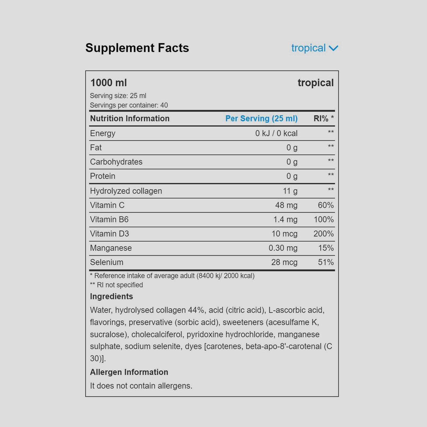 Collagen Liquid | DRINK