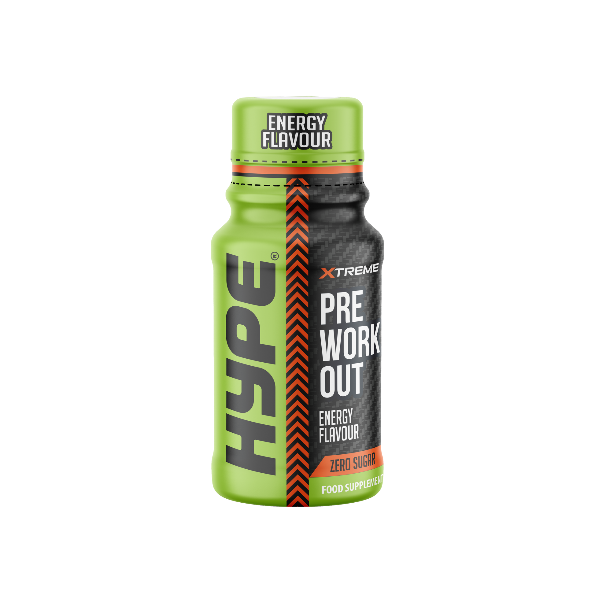 HYPE Xtreme Pre-Workout Shots | 12 x 60ml | Multiple Flavours, Intense Energy & Focus Drink - QIMIA NUTRITION