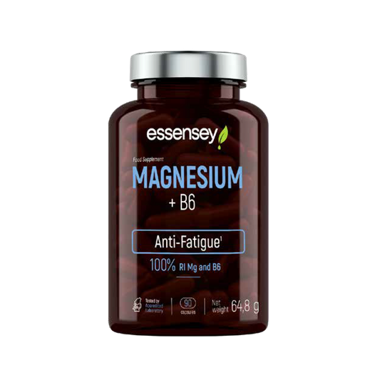 ESSENSEY MAGNESIUM + B6 | 90cap by TREC - Premium MINERALS available at Qimia Nutrition UAE