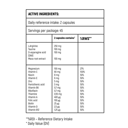 ESSENSEY MULTIVIT FOR HIM + MACA ROOT | 90cap by TREC - Premium VITAMINS available at Qimia Nutrition UAE