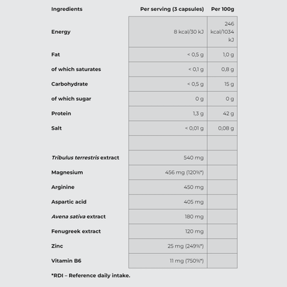 IRONMAXX T-BOOSTER PROFESSIONAL | 90 caps - QIMIA NUTRITION