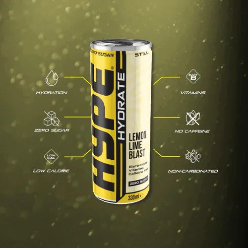 HYPE HYDRATE 330ml | Zero Sugar Electrolyte & Vitamin Drink - Qimia Nutrition