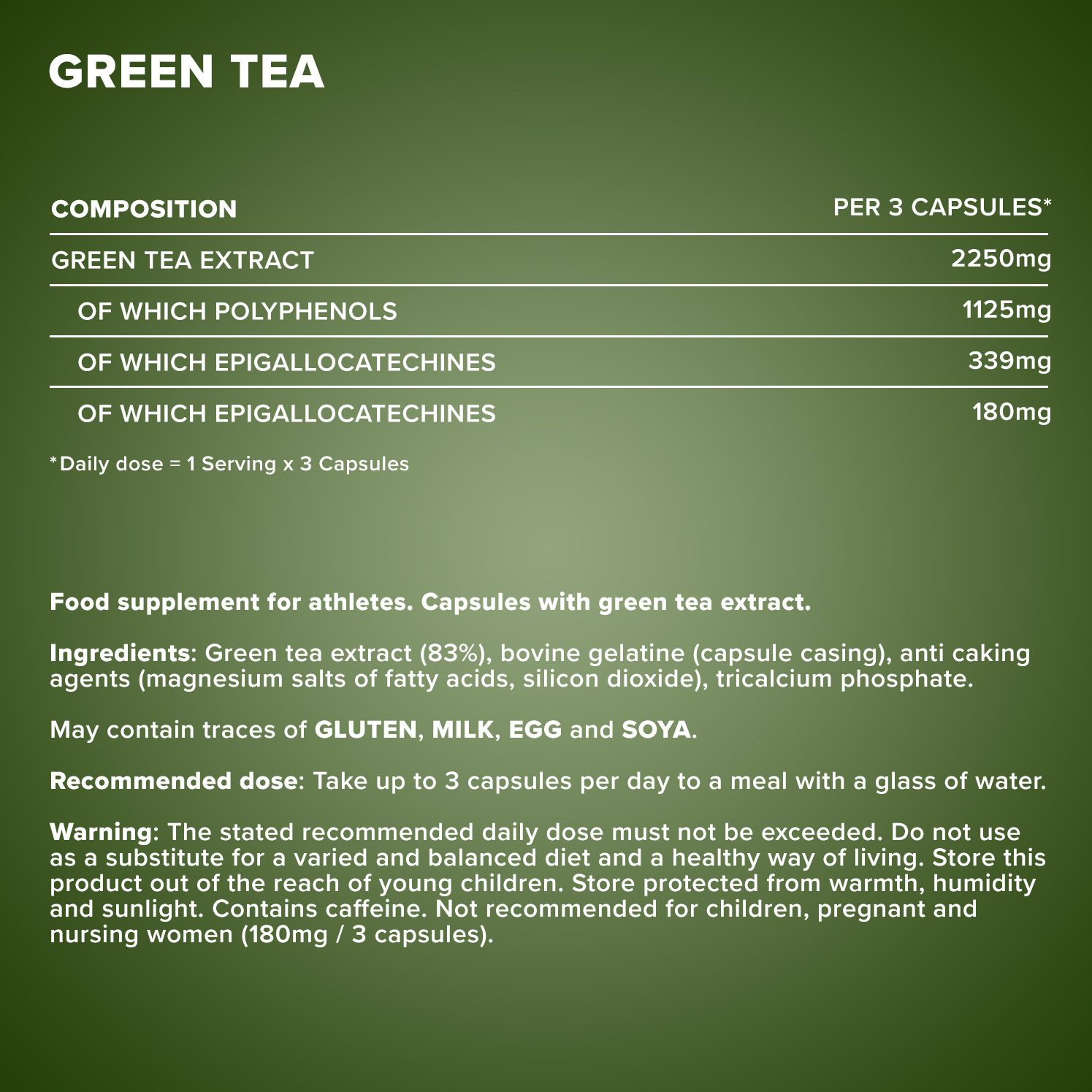 IRONMAXX Green Tea | 300 Capsules by IRONMAXX - Premium HEALTH & CARE available at Qimia Nutrition UAE