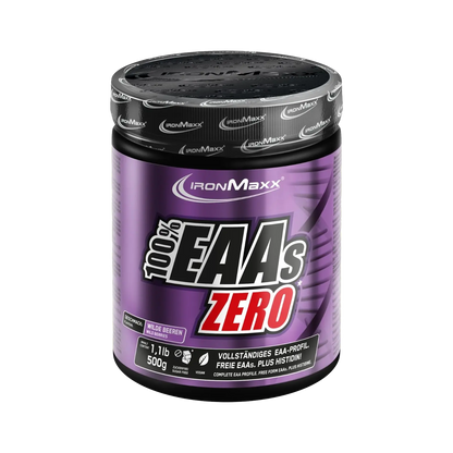 IRONMAXX 100% EAAs Zero | Essential Amino Acids + Histidine | 500g | Multiple Flavors Available
