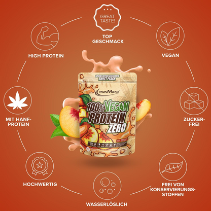 IRONMAXX 100% VEGAN PROTEIN ZERO | 500g by IRONMAXX - Premium PROTEINS available at Qimia Nutrition UAE