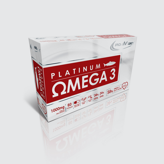 IRONMAXX PLATINUM OMEGA 3 | 60 caps by IRONMAXX - Premium FATTY ACIDS available at Qimia Nutrition UAE