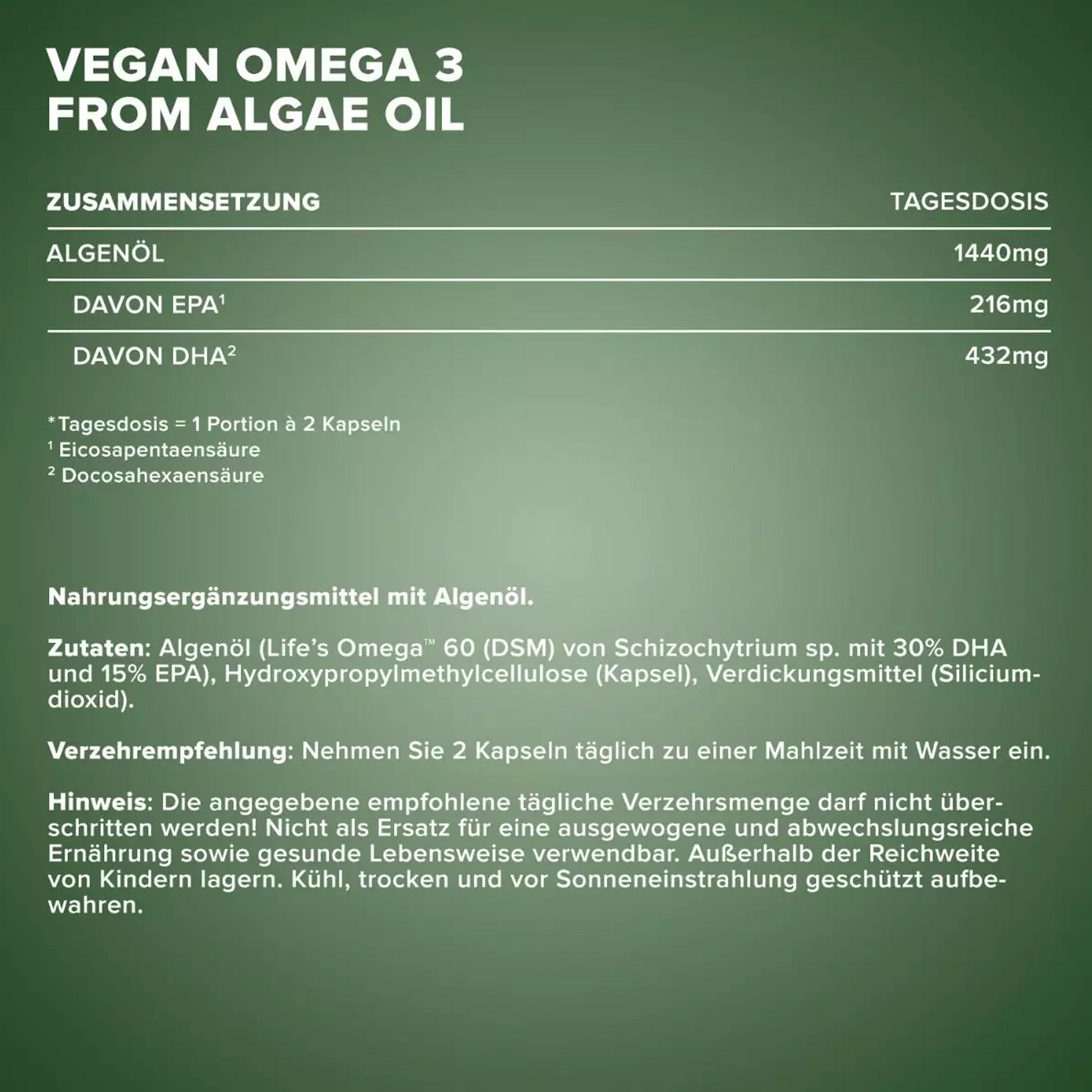 IRONMAXX VEGAN OMEGA 3 | 60 caps by IRONMAXX - Premium VEGANS available at Qimia Nutrition UAE