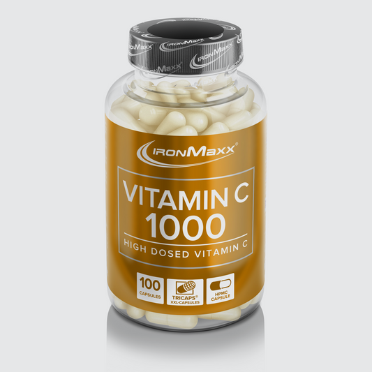 IRONMAXX Vitamin C 1000 | 100 TRICAPS by IRONMAXX - Premium VITAMINS available at Qimia Nutrition UAE