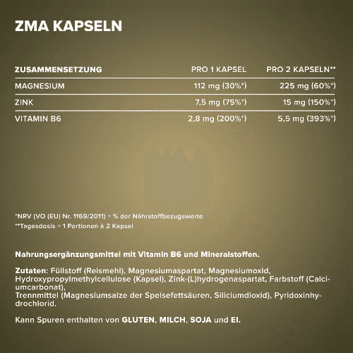 IRONMAXX ZMA | 100 capsules - QIMIA NUTRITION