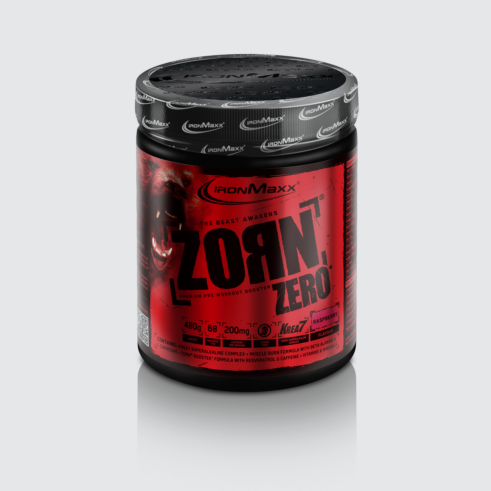 IRONMAXX Zorn® Booster | 480g powder by IRONMAXX - Premium ENERGY BOOSTERS available at Qimia Nutrition UAE