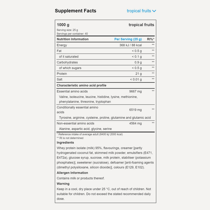 Iso Whey Zero Clear | POWDER