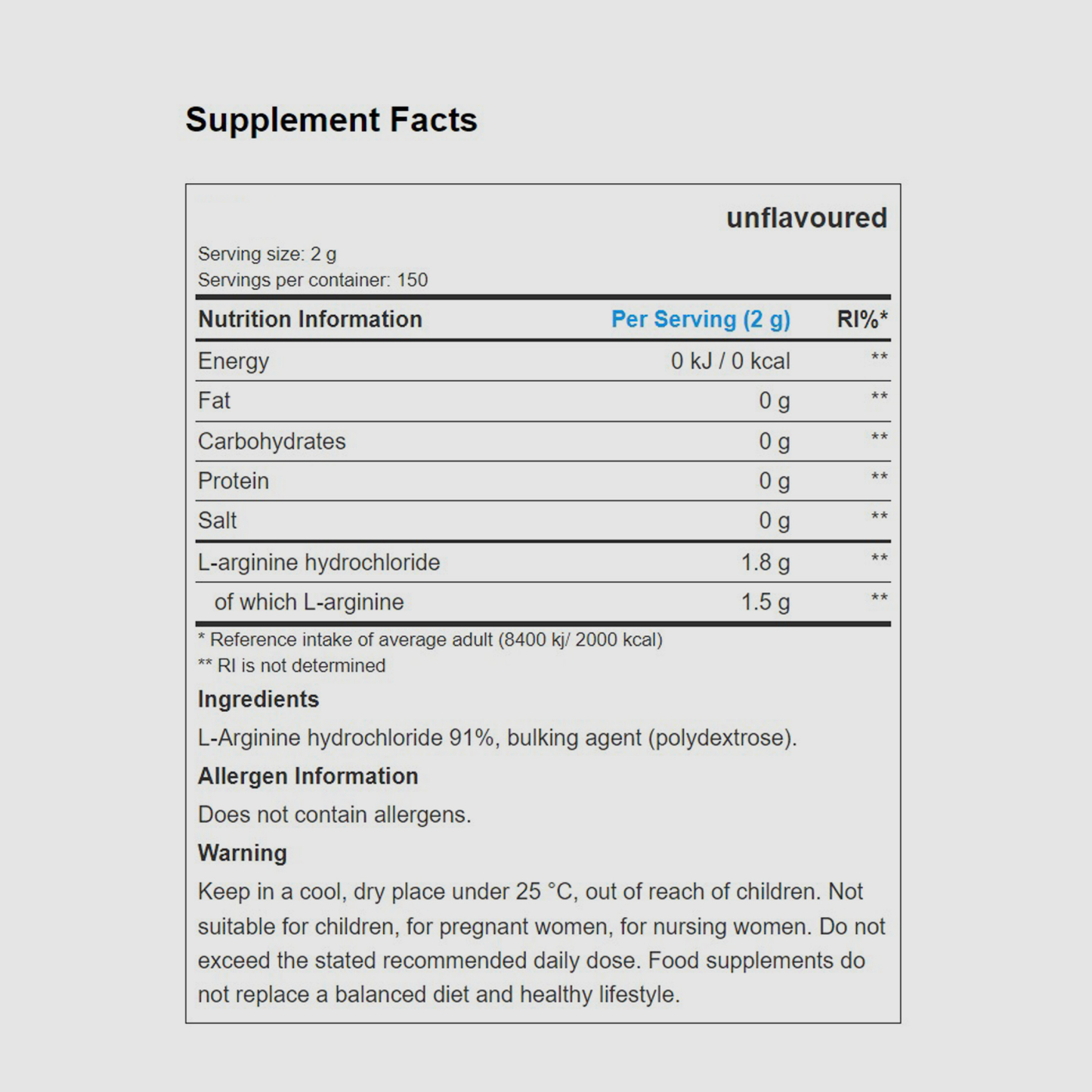 L-Arginine powder | POWDER
