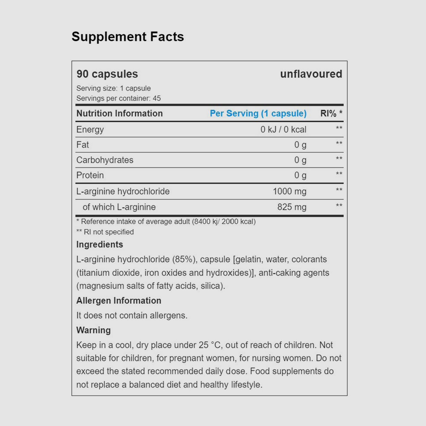 L-Arginine | capsules