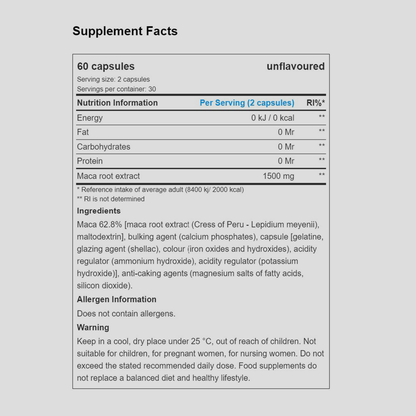 Maca | mega capsules