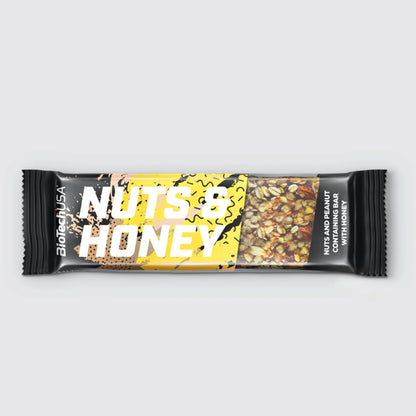 Nuts & Honey 35g, pack of 28 | OILSEEDS and honey contain QUALITY nutrients - Qimia Nutrition