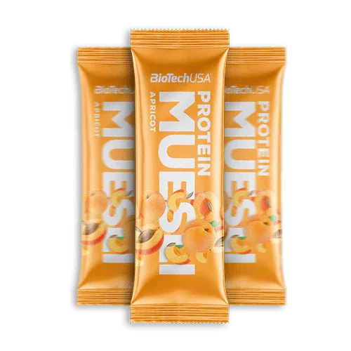 PROTEIN MUESLI 30g, pack of 28 | increased protein content, vitamins, minerals and sweetener - Qimia Nutrition