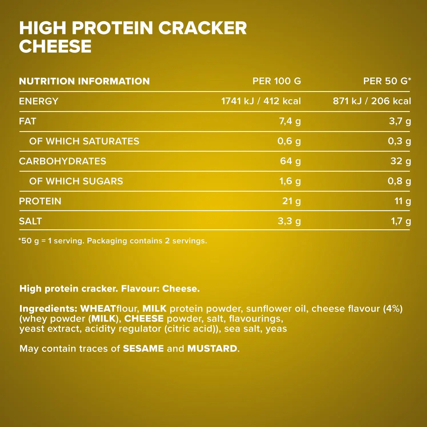 IRONMAXX Protein Cracker | 100g by IRONMAXX - Premium HEALTHY FOODS available at Qimia Nutrition UAE